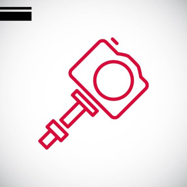 fotoğraf kamera düz simgesi