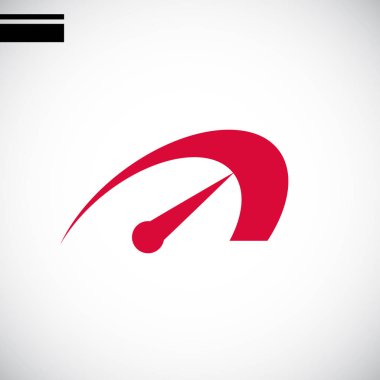 hız göstergesi düz stil ikonu