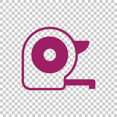 Ölçüm bandı basit simgesi