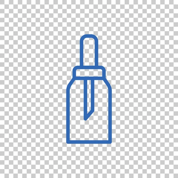 Ícone de garrafa de gel, espuma ou sabão líquido — Vetor de Stock