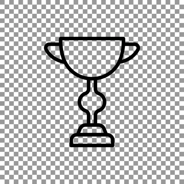 Coupe icône championne — Image vectorielle