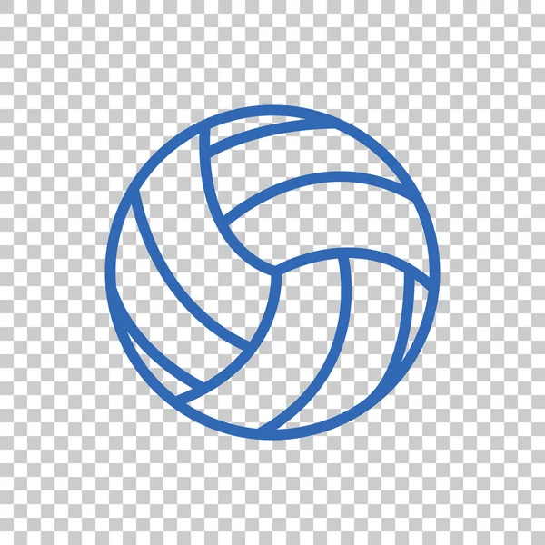 Volleyball simple icon — Stock Vector