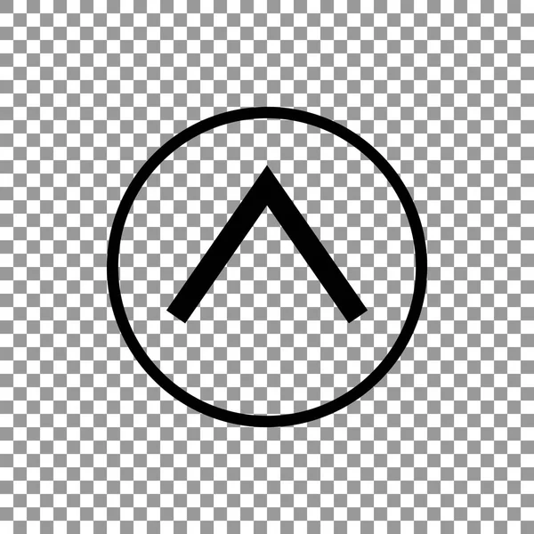 Up arrow  flat icon — Stock Vector