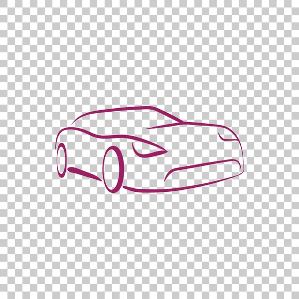 Car  flat icon — Stock Vector