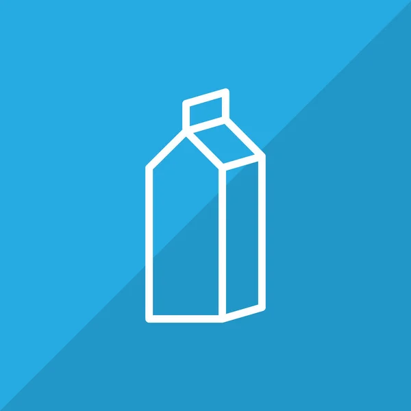 Pictogram melkbox — Stockvector