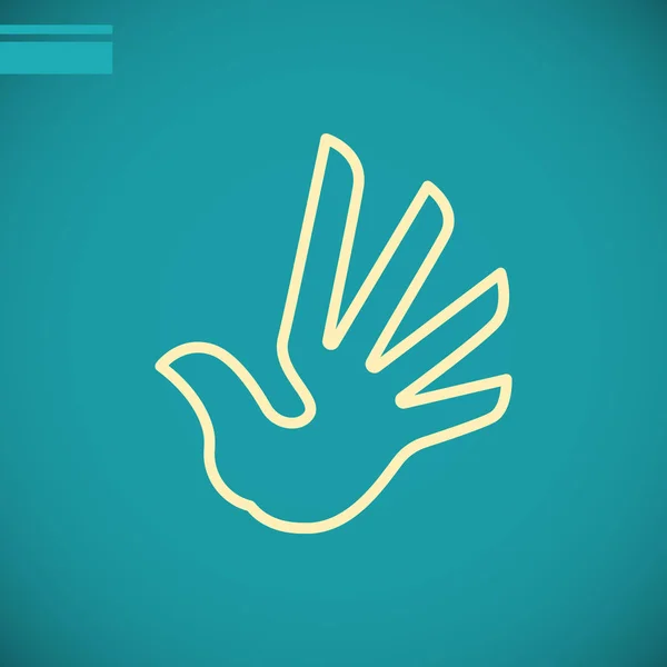 Logo strony lub ptak — Wektor stockowy