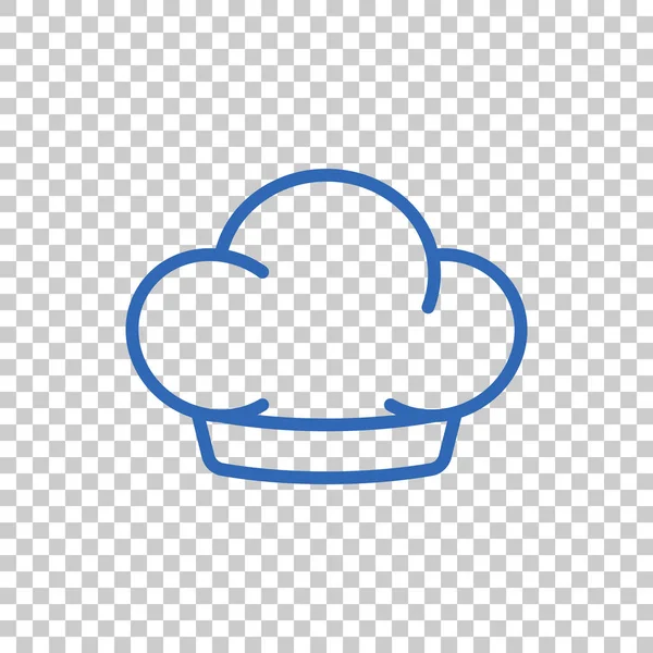 Chapeau de chef icône simple — Image vectorielle