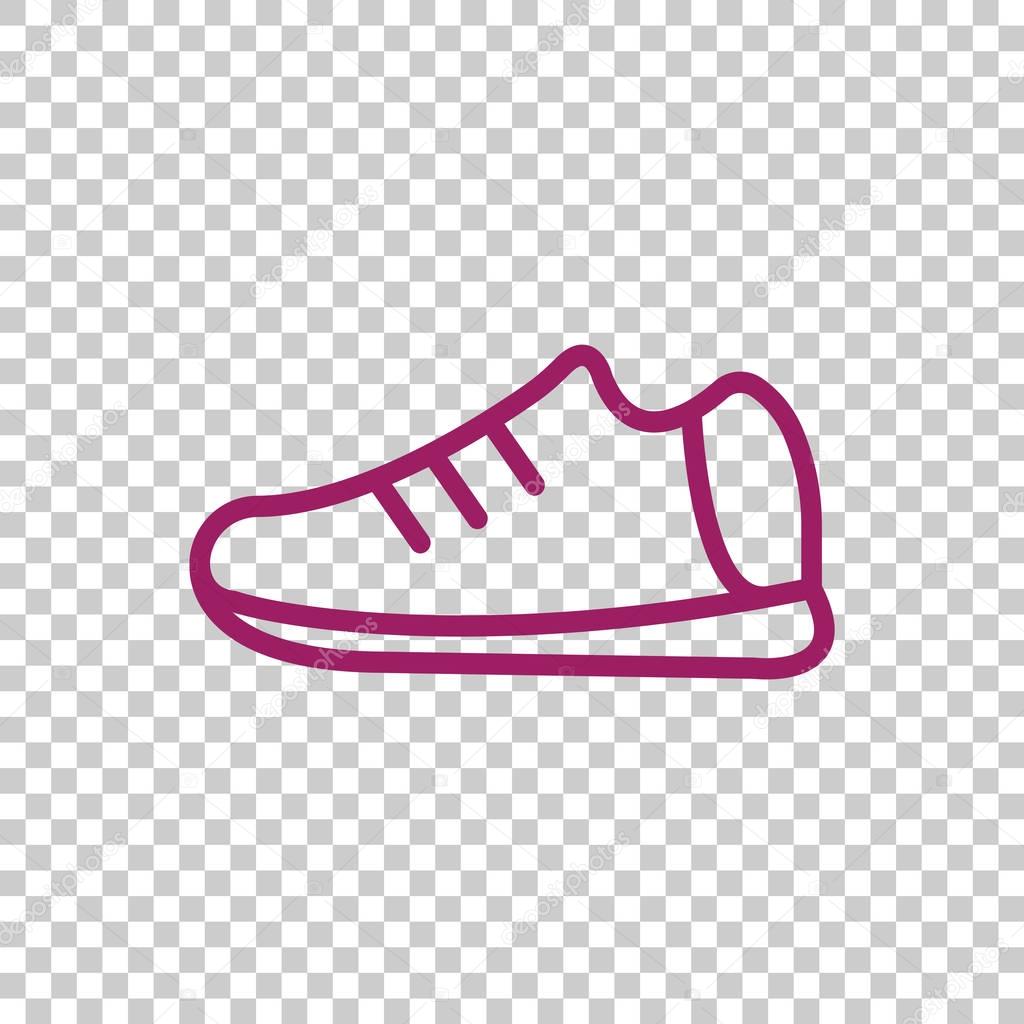 Vector illustration of sport Shoe icon