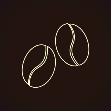 kahve çekirdeği ikonu