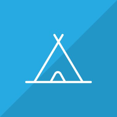 kamp çadırı simgesi 