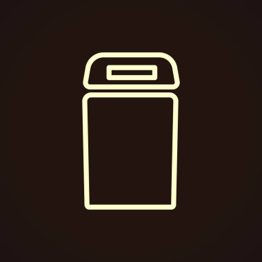 Bulaşık makinesi düz simgesi