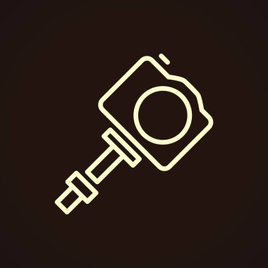 fotoğraf kamera düz simgesi