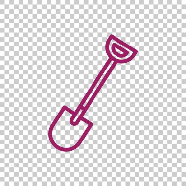 bahçe küreği simgesi