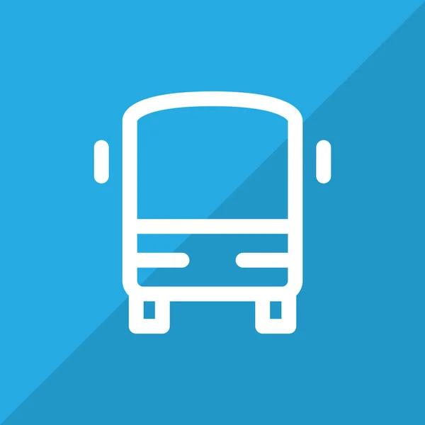 Bus Icono plano — Archivo Imágenes Vectoriales