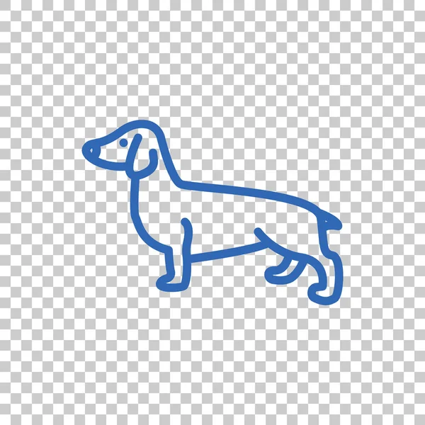 Pies web ikonę — Wektor stockowy