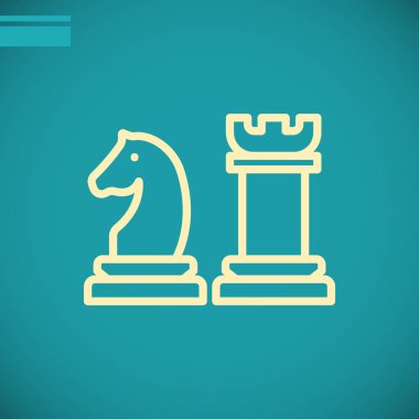 Satranç figürleri simgesi