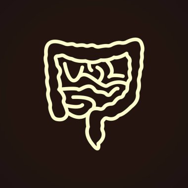 Anatomi bağırsak simgesi