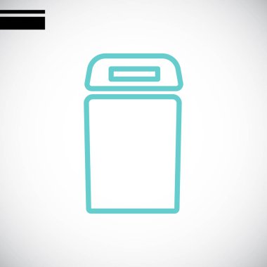 Bulaşık makinesi düz simgesi