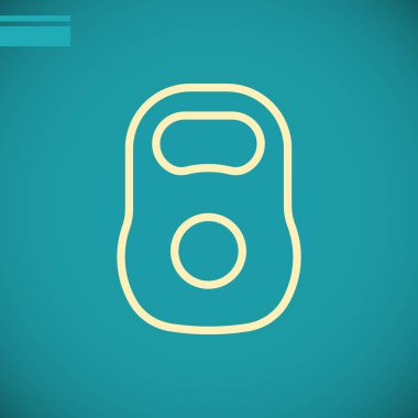 kettlebell basit simgesi