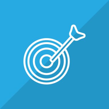 dart tahtası hedef simgesini