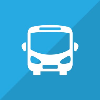 Otobüs Düz Simgesi
