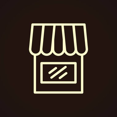 Dükkanı basit simgesi