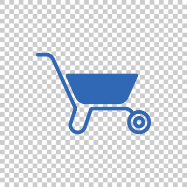 Bahçe el arabası simgesi 