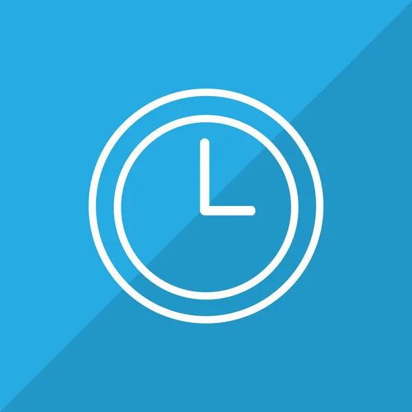 Horloge Icône simple — Image vectorielle