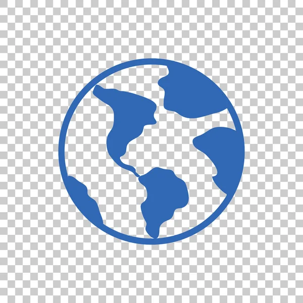 Terre icône simple — Image vectorielle
