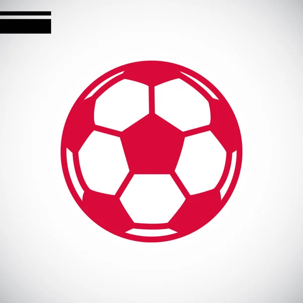 Icône de ballon de football — Image vectorielle