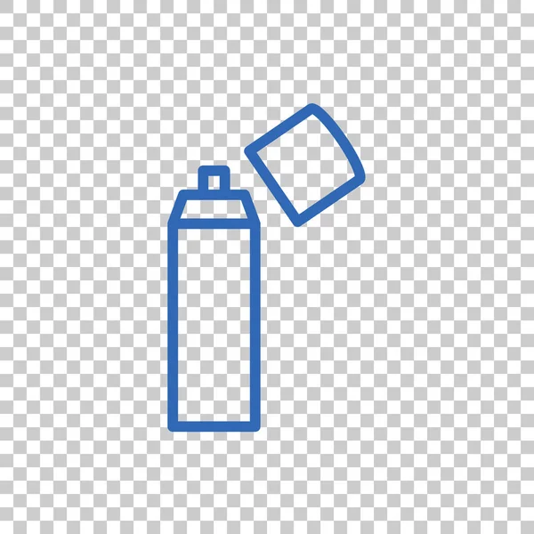 Icône de bouteille de pulvérisation — Image vectorielle