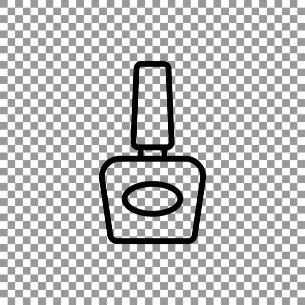 Косметическая бутылка, икона макияжа — стоковый вектор