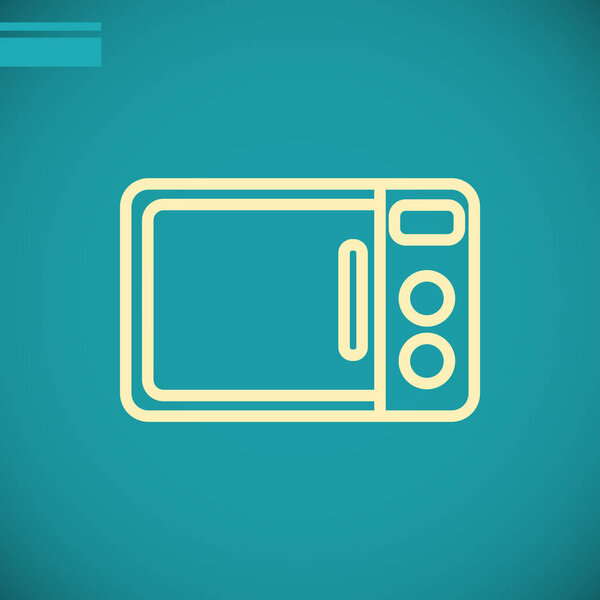 Microwave oven icon