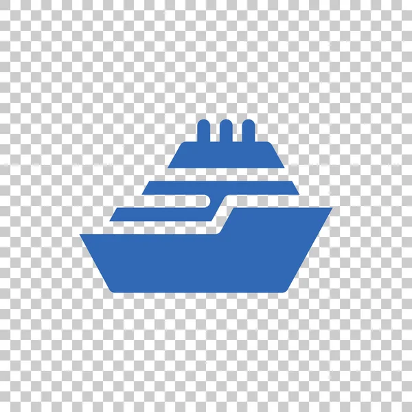 Корабельная плоская икона — стоковый вектор