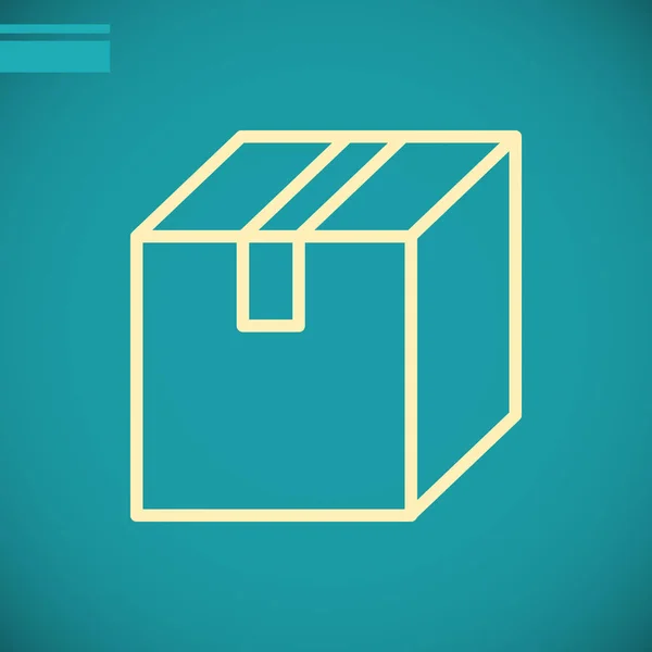 纸盒图标 — 图库矢量图片