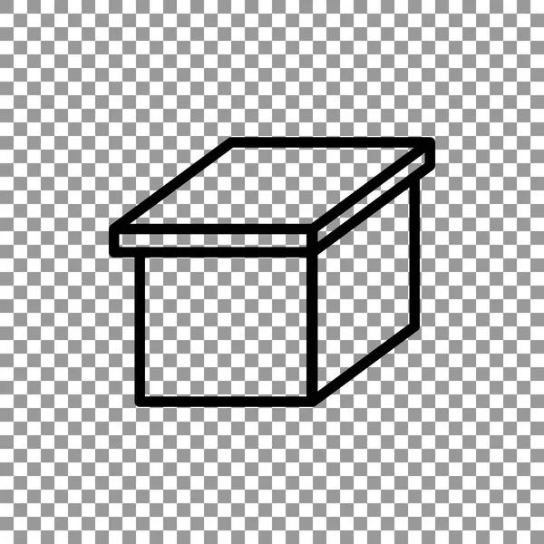 カートンボックスのアイコン — ストックベクタ