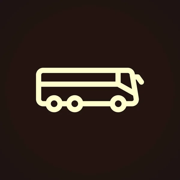 Płaska ikona autobusu — Wektor stockowy