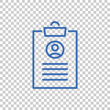 İş panosu düz simgesi