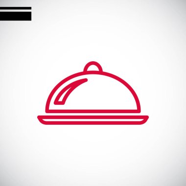 Restoran cloche simgesi