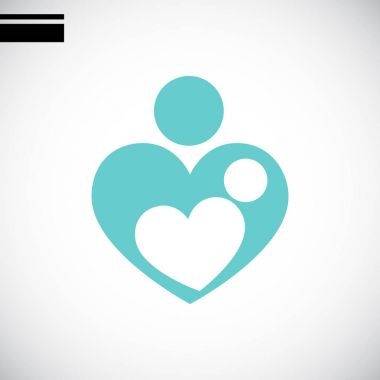 Anne ve çocuk simgesi