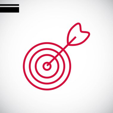 dart tahtası hedef simgesini