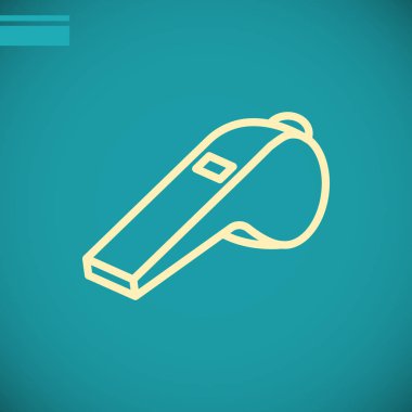 Düdük basit simgesi