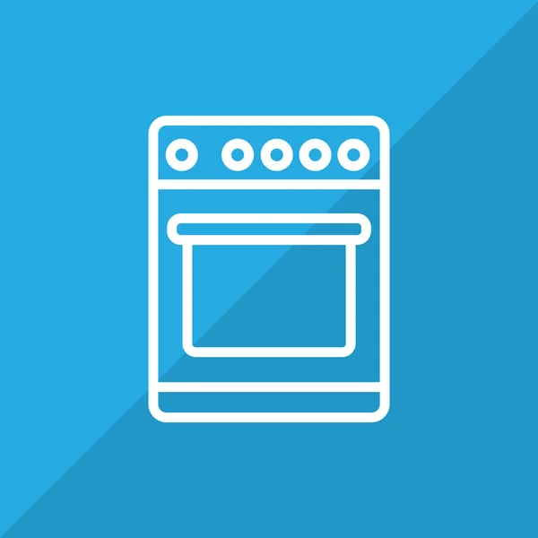 Keuken oven pictogram — Stockvector
