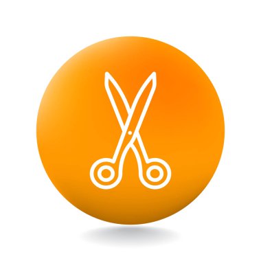 Tasarım makas simgesinin