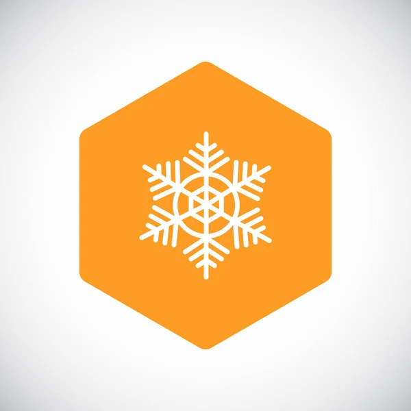 Design av snöflinga-ikonen — Stock vektor