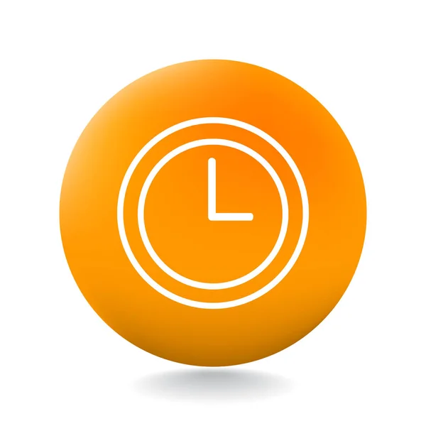Conception de l'icône Horloge — Image vectorielle