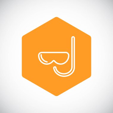 Tasarım şnorkel simgesinin