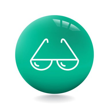 gözlük simgesi tasarım