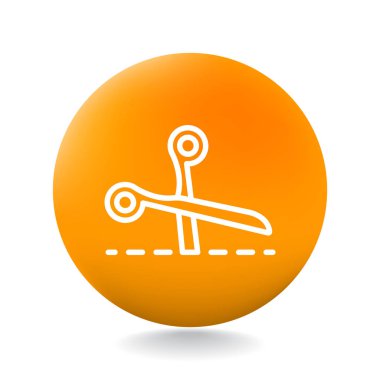 Tasarım makas simgesinin