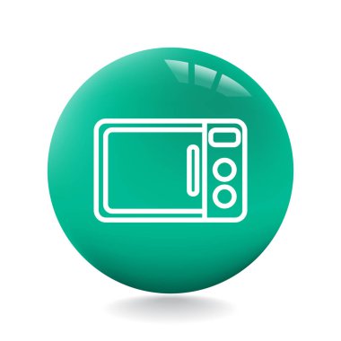 Tasarım mikrodalga simgesinin